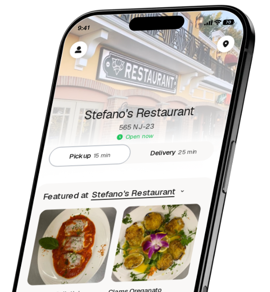 Stefano's Restaurant app preview