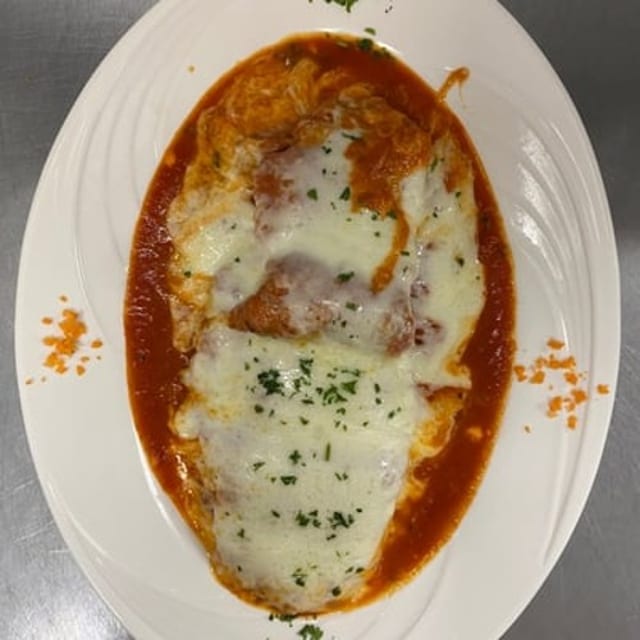 Shrimp Parmigiana.