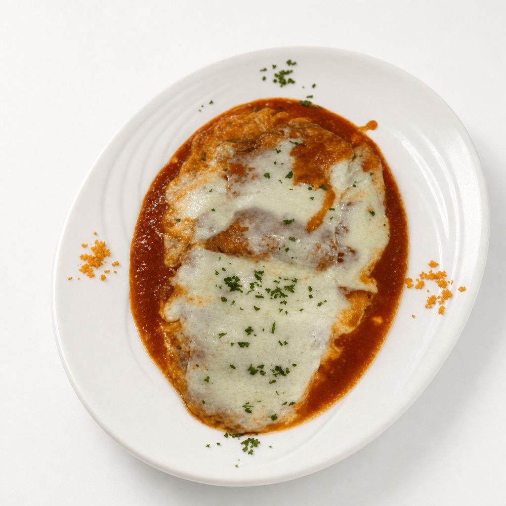 Shrimp Parmigiana.
