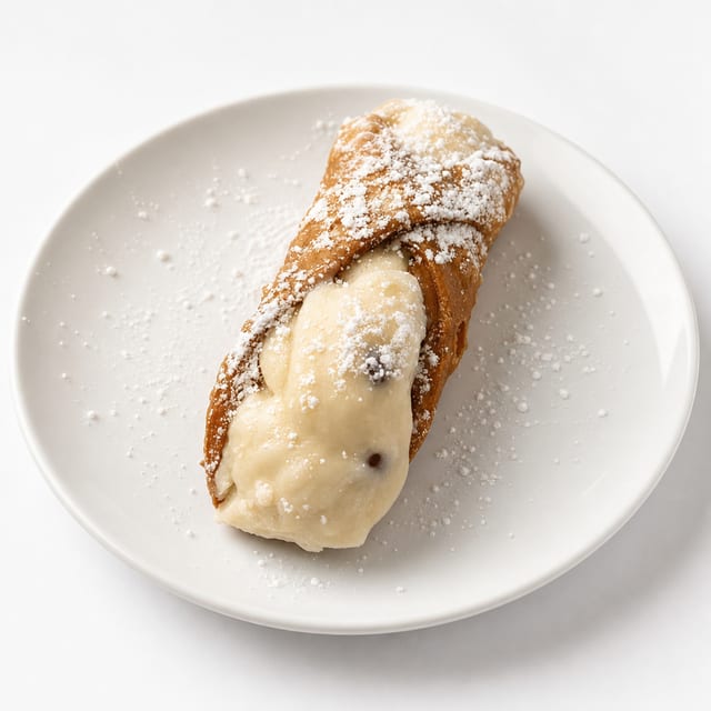 Homemade Cannoli.