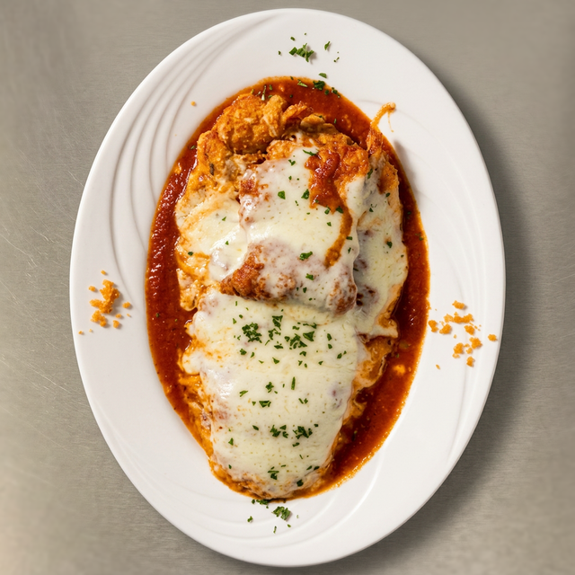 Shrimp Parmigiana.