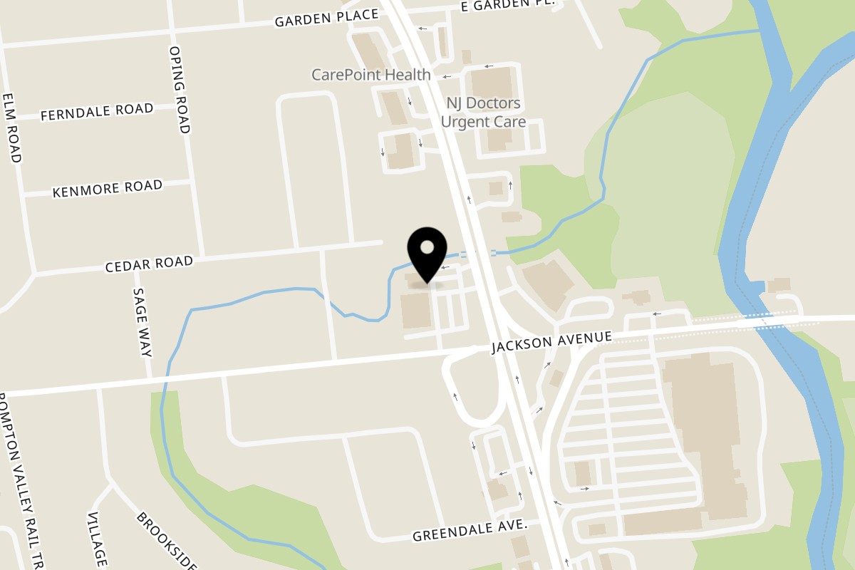 Map showing the location of Stefano's Restaurant on 565 NJ-23 in Pompton Plains